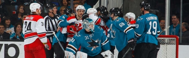 San Jose Sharks And Carolina Hurricanes Clash in California